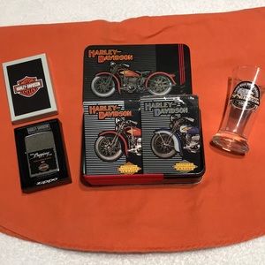 Dated & limited Harley Davidson 3 piece set